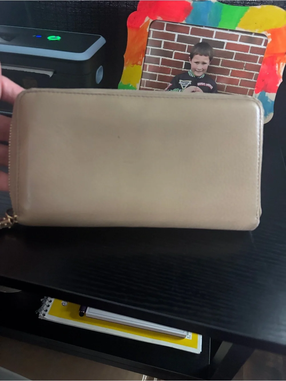 Gucci Soho Leather Zip Around Wallet - Beige with COA - Picture 7 of 13